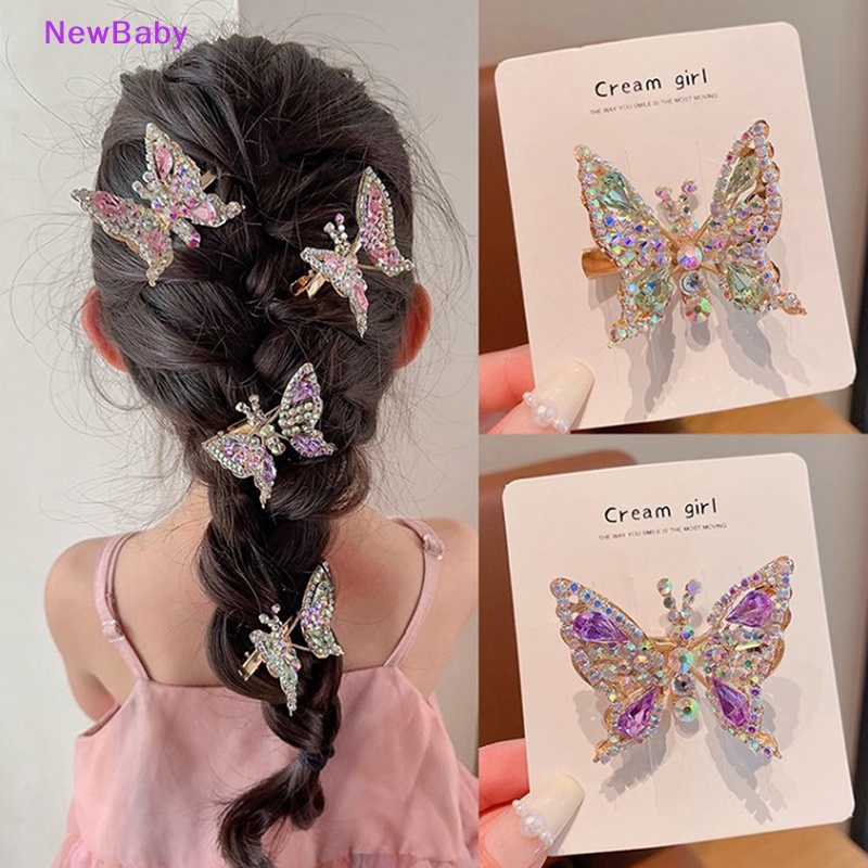 Newbaby Move Butterfly Hairpin Hair Clip Girl Goyang Swing Top Hair Clips Poni Klip Jepit Aksesoris Rambut ID