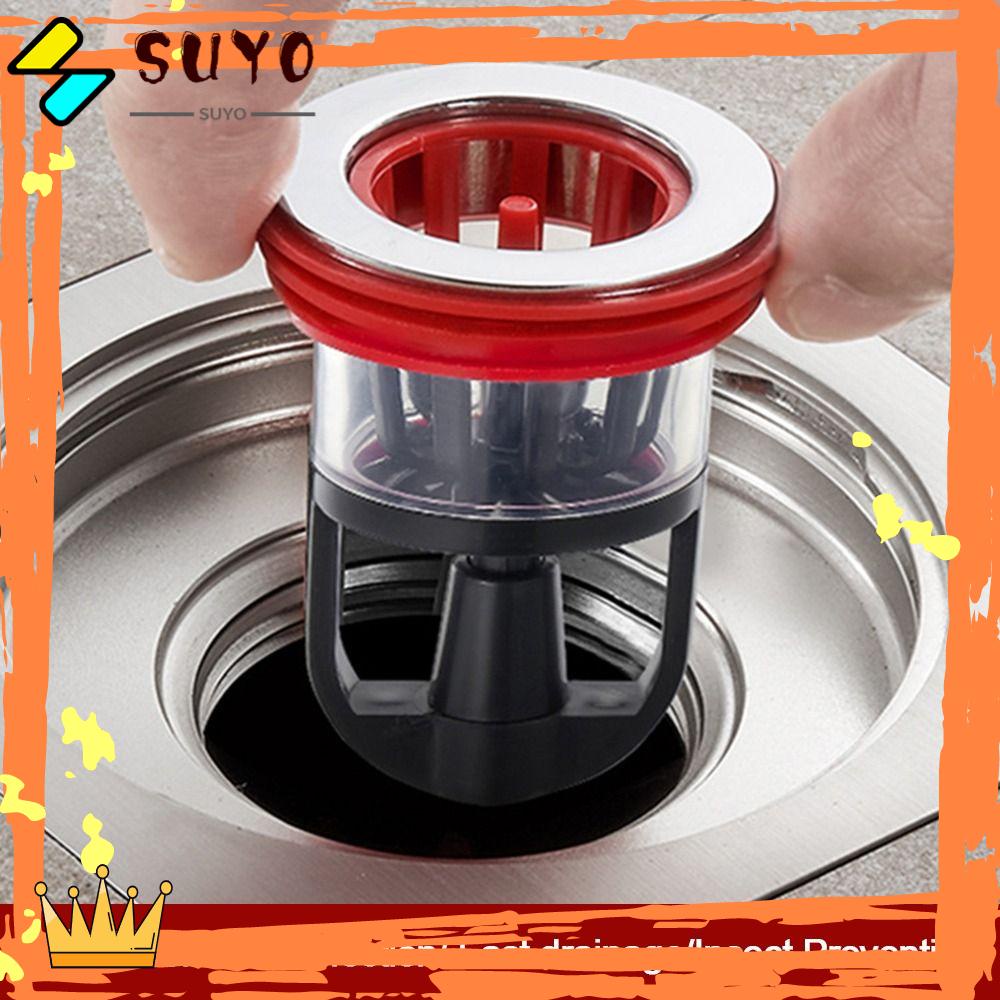 Suyo Floor Drain Aksesoris Kamar Mandi Baru Shower Drainer Pencegah Serangga Seal Stopper Anti Bau