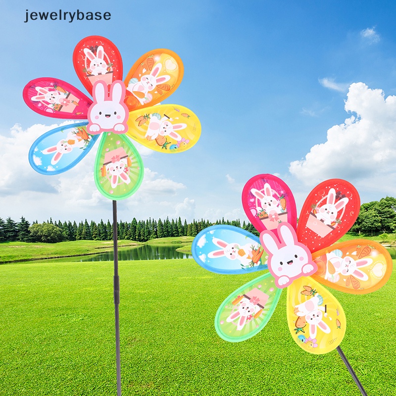 [jewelrybase] Kartun Kelinci Kincir Angin Hewan 3D Kincir Rumah Dekorasi Taman Angin Spinner Whirligig Yard Decor Outdoor Mainan Anak Butik