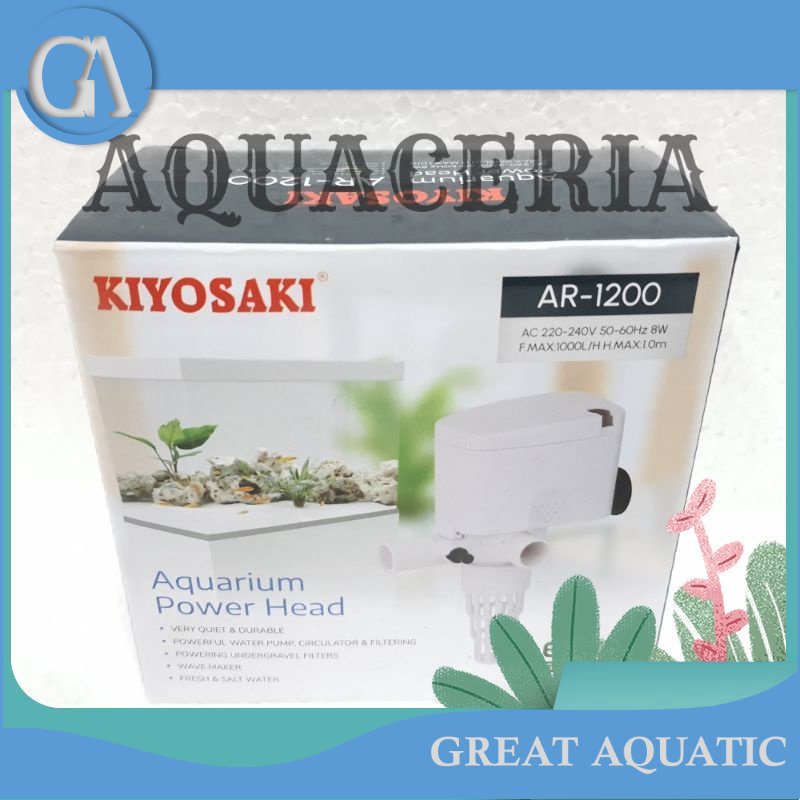 POMPA AQUARIUM KIYOSAKI AR 1200 POMPA CELUP AQUARIUM AQUASCAPE