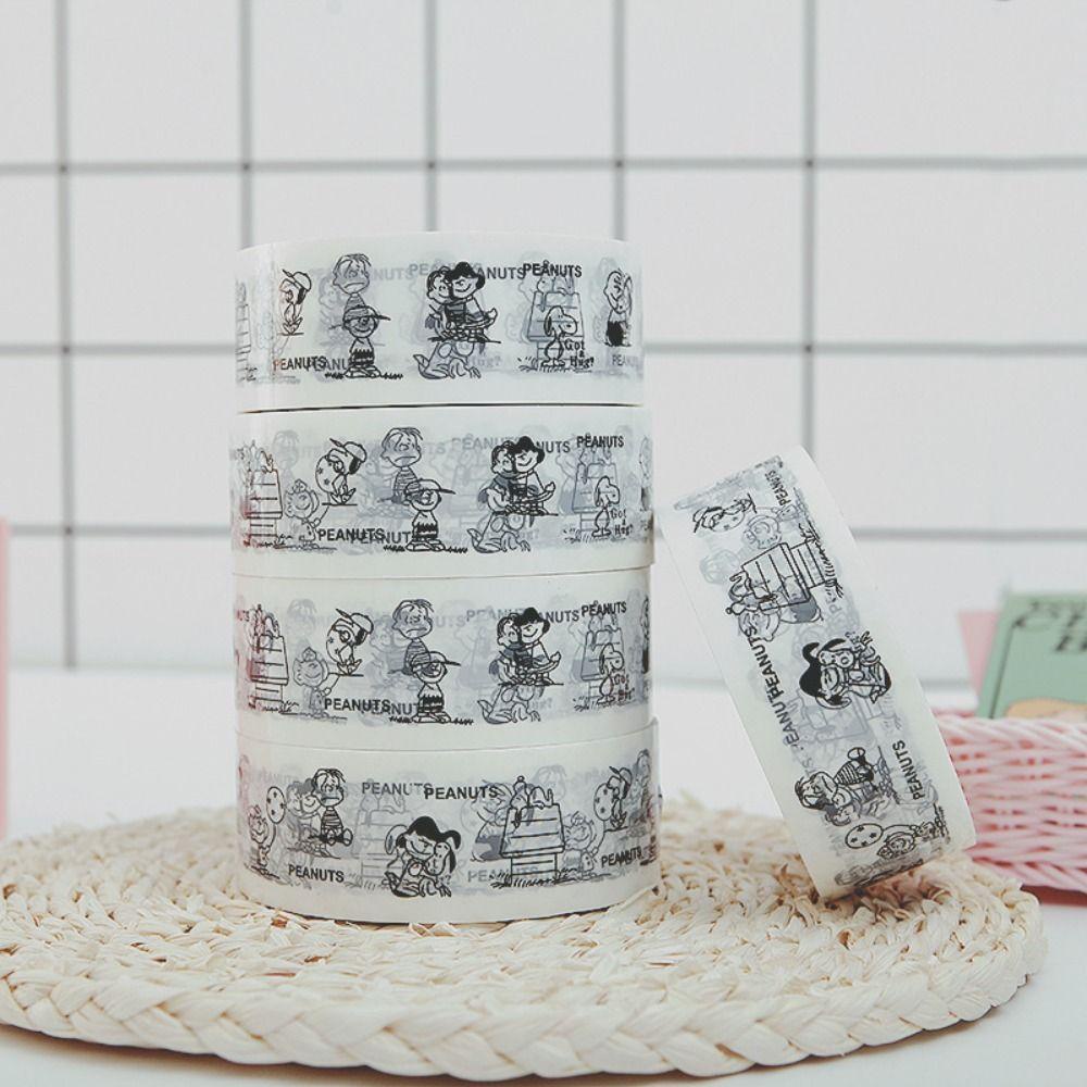 [Elegan] Express Box Packing Tape KT Cat Perekat Snoopy Kekuatan Tinggi DIY Hadiah Kerajinan Viskositas Tinggi Surat Sealing Tape