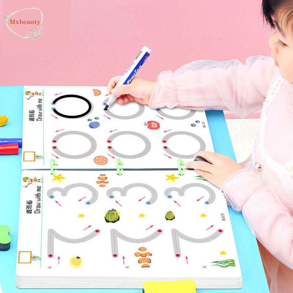 Mxbeauty Pen Control Buku Latihan Untuk Anak Buku Permainan Tk Menggambar Korek Game Set Dengan Pulpen Gambar Edukasi Balita Latihan Copybook