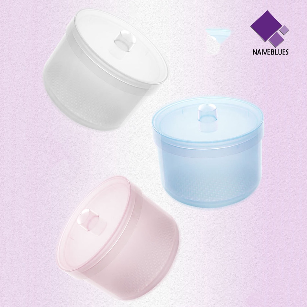 [naiveblues] Mata Bor Kuku Kotak Pembersih Double Layer Compact Good Sealing Effect to Carry