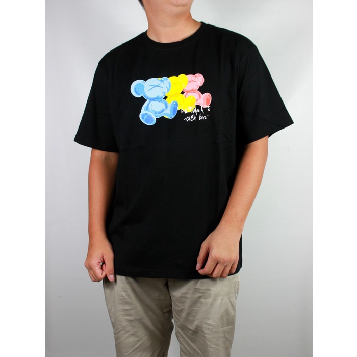 RIC Ricky is Clown Richbear Gradient Black Tee