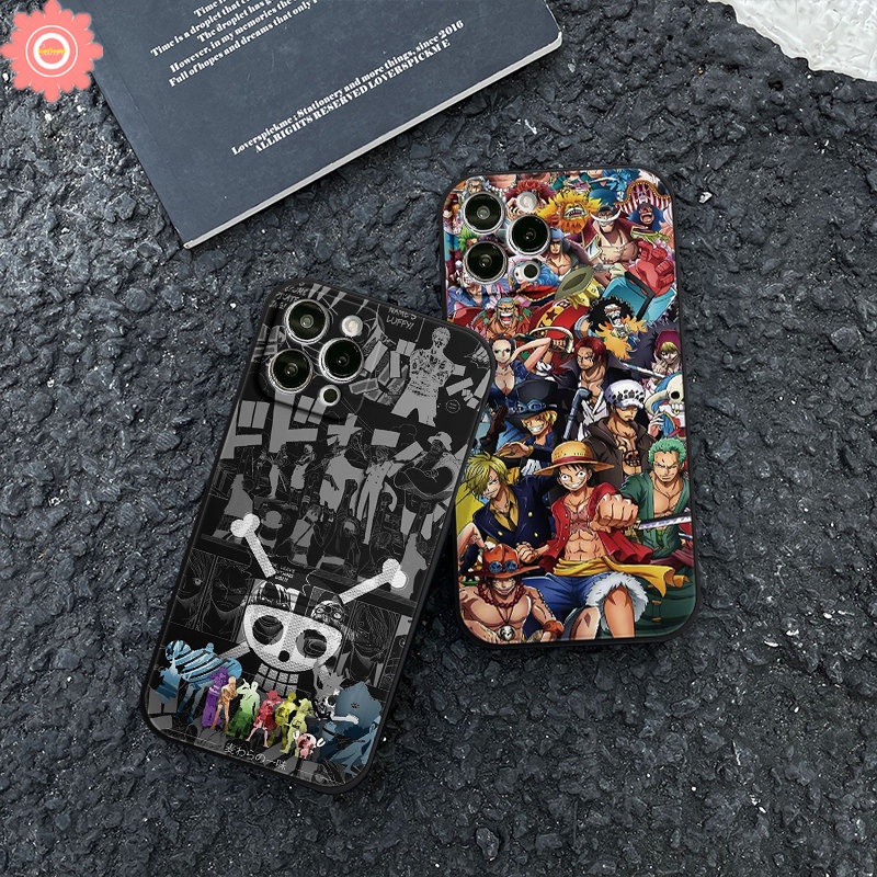 Case One Piece Anime Kartun Untuk Realme C25Y C33 C15 C30 C17 C31 C35 C21Y C25 5 9i 6i 8 5i 9 7i 10 8pro 7 8i 10pro C11 C21 C20 C12 C25s C3 Trendy Soft Cover