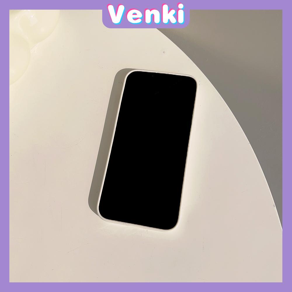 VENKI - For iPhone 11 iPhone Case White Glossy TPU Soft Shell Shockproof Camera Case Protection Stick Figure Animal Compatible with iPhone 14 13 Pro max 12 Pro Max xr xs max 7 8