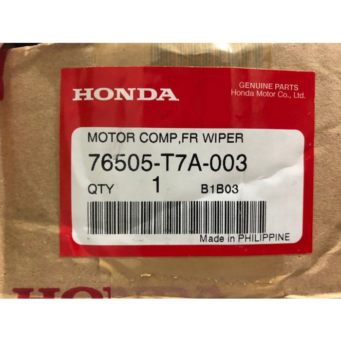 Motor Dinamo Wiper Depan HRV 2015-2021 Original