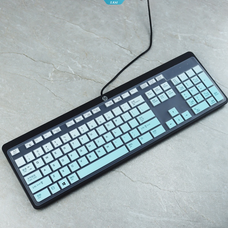 Keyboard Komputer Lembut Dan Nyaman Cover Pelindung Untuk Model HP 17inch 60dalaman Komputer Desktop Zhang 60 Pro G1 Tahan Air Film Pelindung Silikon Full Covera