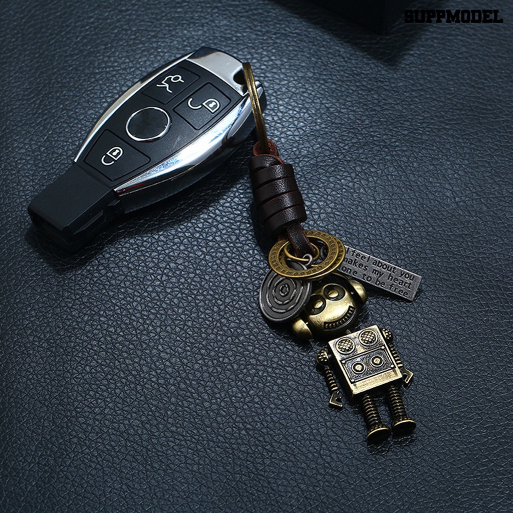 [SM Auto] Liontin Gantungan Kunci Pengerjaan Indah Robot Astronot Gaya Vintage Pribadi Retro Dekorasi Kunci Liontin Kunci Dekorasi