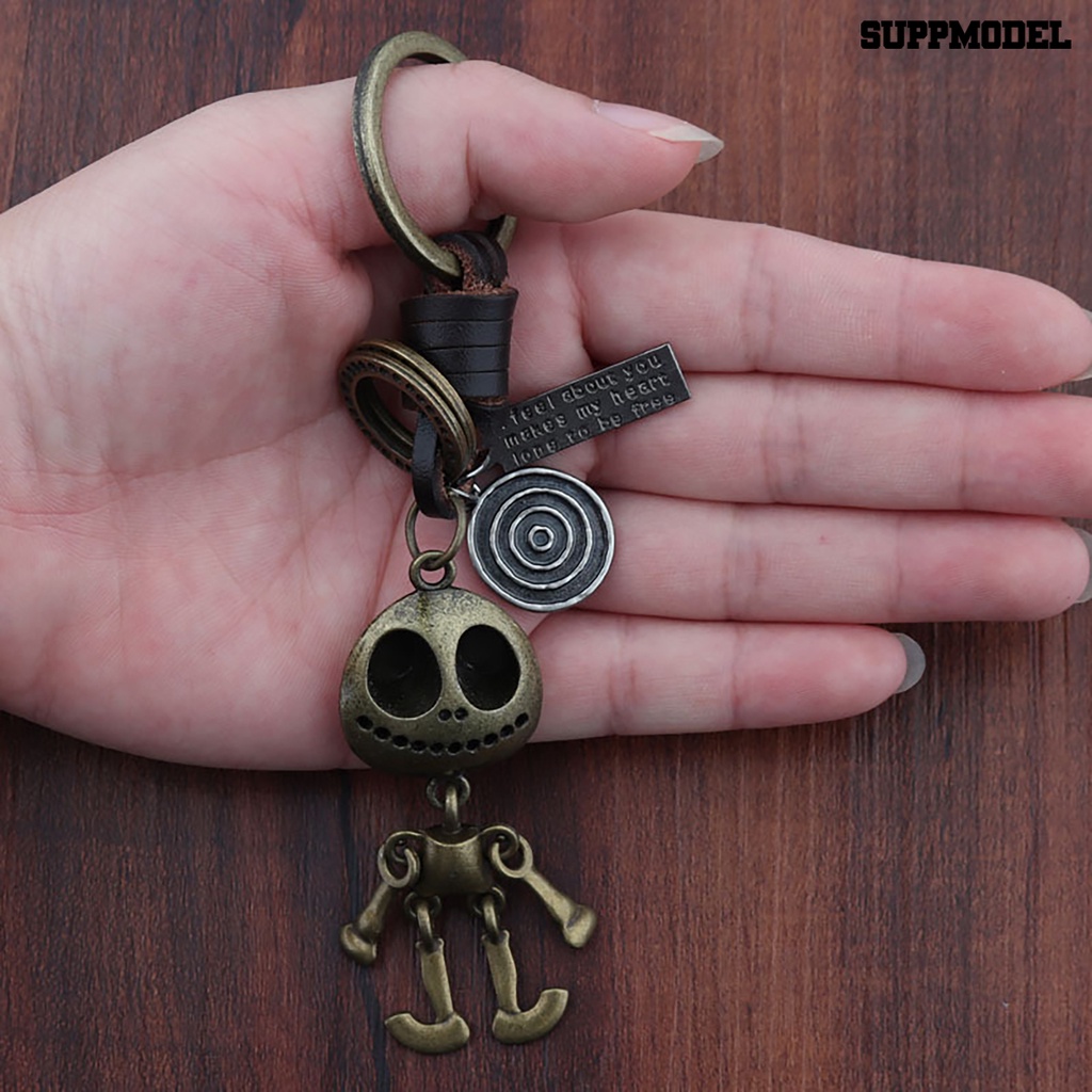 [SM Auto] Liontin Kunci Gaya Retro Miniatur Tengkorak Hias Mini Keychain Pendant Aksesoris Untuk Handbag