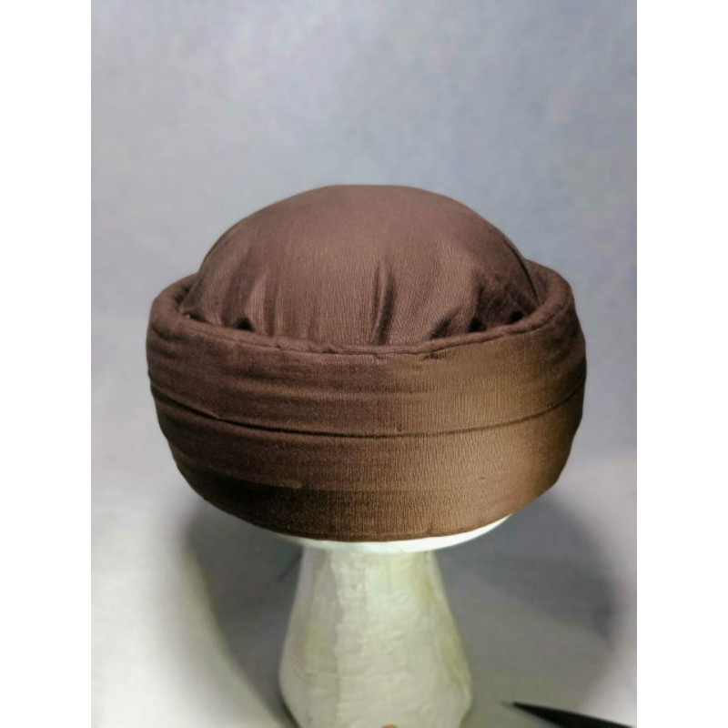 peci buhun praktis permanen siap pakai clasik medium quality- iket candra sumirat - iket sunda prakt