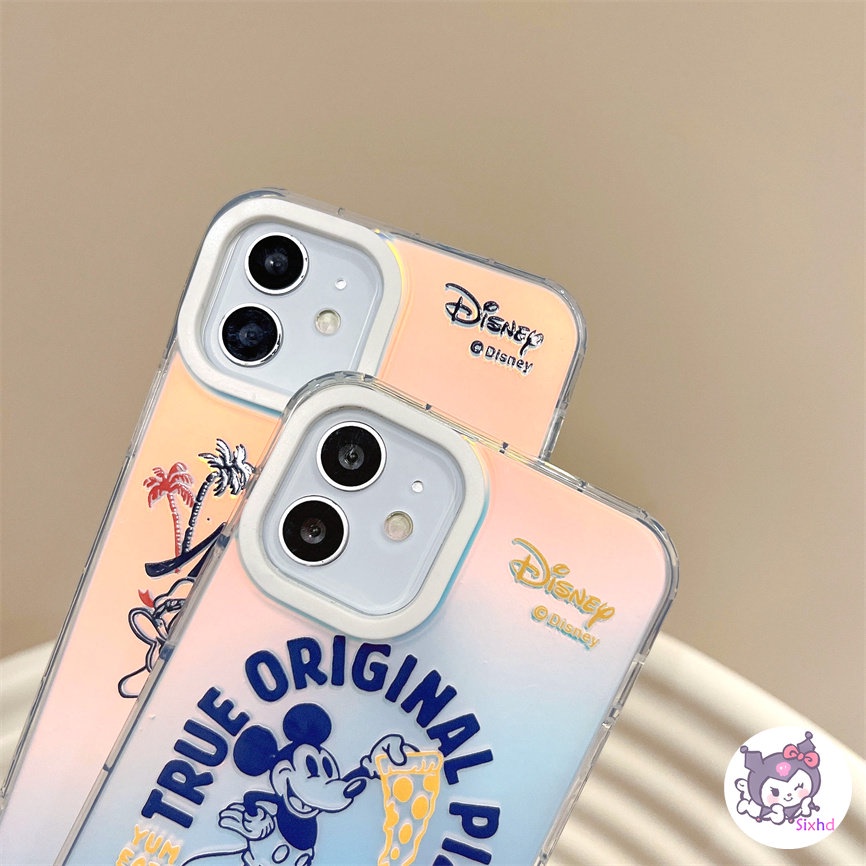 IPHONE Kompatibel Untuk Iphone11 14 13 12 Pro Max8 7Plus X Xs Xr Xs Max SE 2020 Mode Tinggi Fantasi Mouse Pasangan Perlindungan Lensa Gradien Laser Casing Ponsel Lembut TPU Anti Jatuh Cover XJJJJ