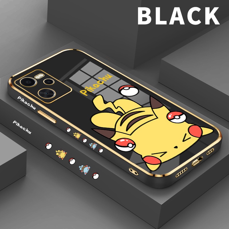 Case Casing Hp For Realme C35 X XT X2 Narzo 50i 50A Prime For Oppo K3 K5 Pikachu Lucu Case For Polos