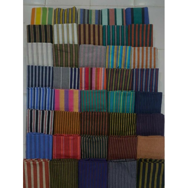 Lurik kain lurik prasojo motif garis/MURAH/ADEM