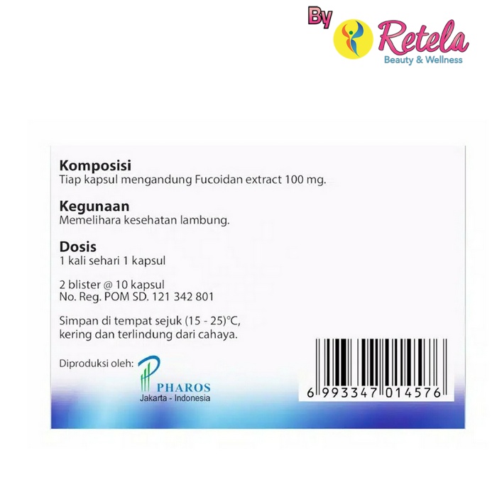 COLIDAN FUCOIDAN 100MG 1 BLISTER 10 CAPSUL