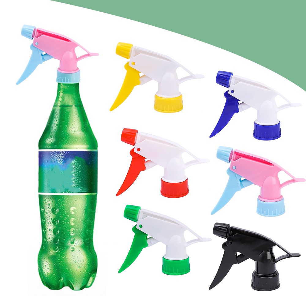 Kepala Semprotan Plastik Umum Tombol Tangan Siram Nozzle Coke Botol Kecil Hairdressing Sprayer Reusable Household Garden Plant Watering Humidifying Sprayer Tools