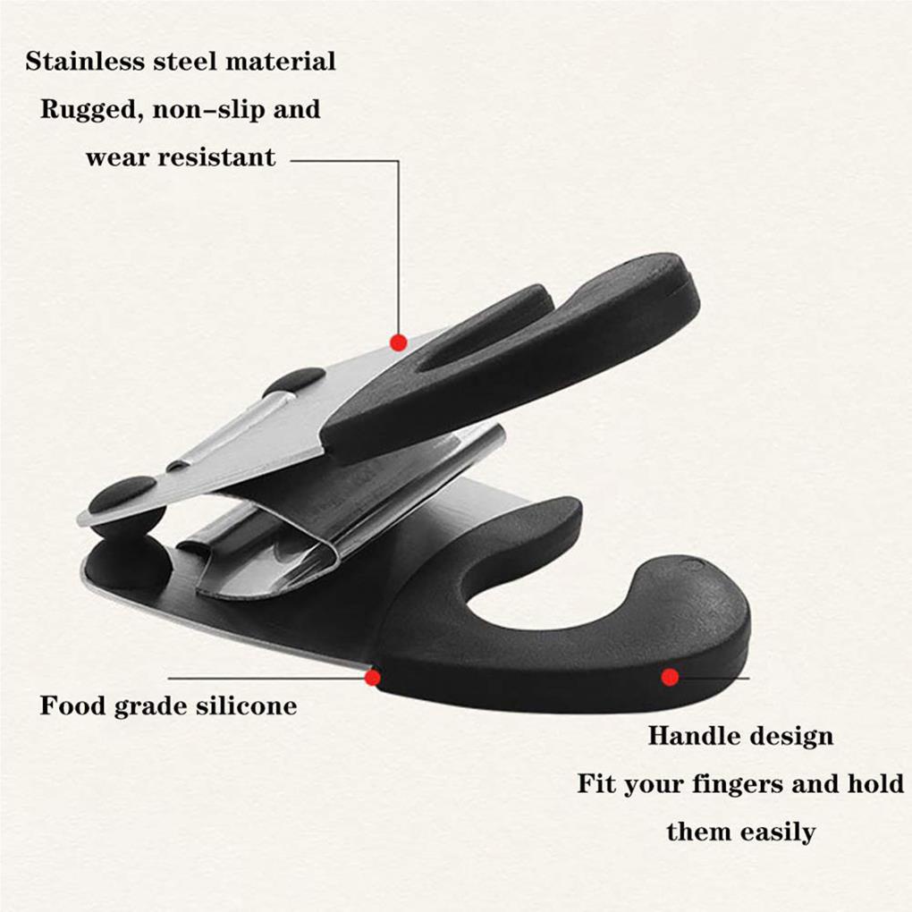 2pcs Panci Klip Sendok Holder Stainless Steel Utensil Pot Clip Spoon Rest Soup Pot Fixed Clamp