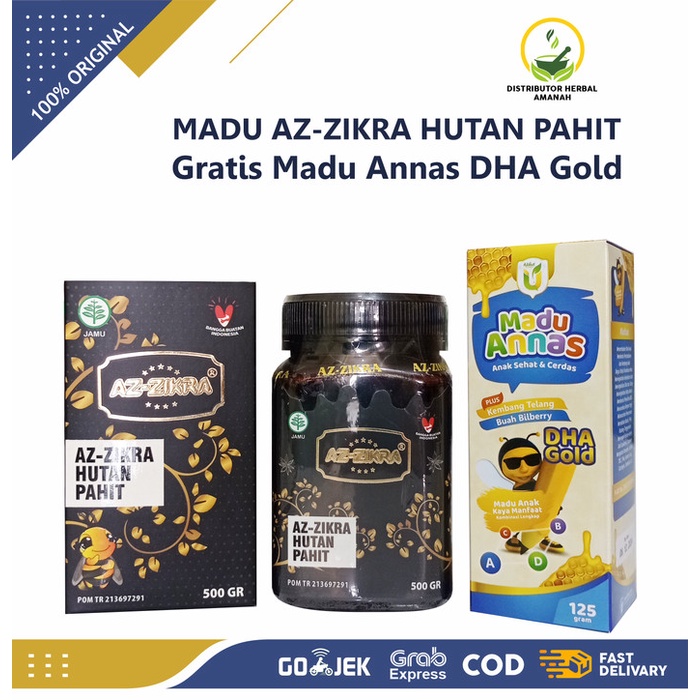 

Madu Az Zikra Hutan Pahit BPOM 500gr