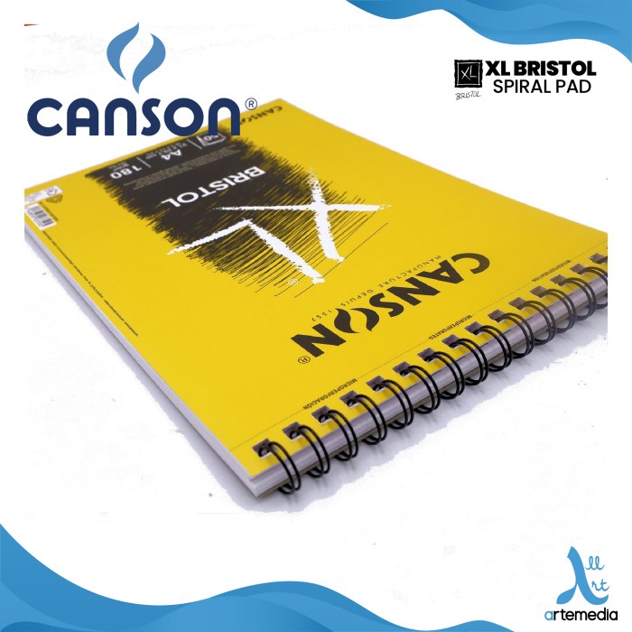 

Canson XL Pad A4 Bristol 180gsm 50sheet smooth surface