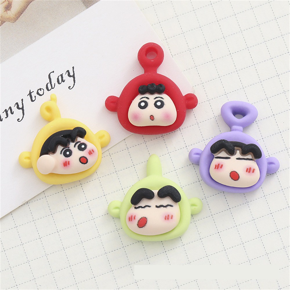 Aksesori Bayi Diy Antena Chin-chan Crayon Hiasan Cangkir Casing Ponsel Aksesori Klip Rambut Buatan Rumah untuk Hadiah Anak-anak Teman