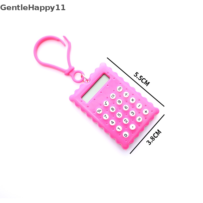 Gentlehappy Student Mini Electronic Calculator Biskuit Bentuk Sekolah Kantor Kalkulator Mini id