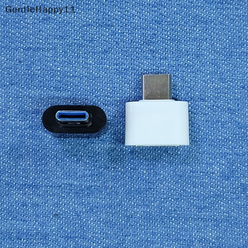 Gentlehappy Konektor Data OTG Adaptor Mini Tipe C Ke USB Untuk Handphone Android id