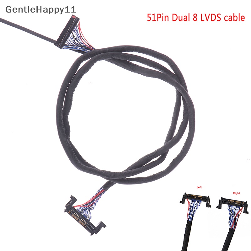 Kabel LVDS GentleHappy FIR-E51PIN 2ch 8-bit 51pin 51pin dual 8kabel LVDS LCD panel id