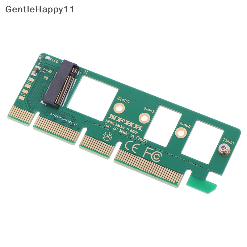 Gentlehappy NVMe M.2 NGFF SSD to PCI-E PCI express 3.0 16x x4 adapter riser card converter id