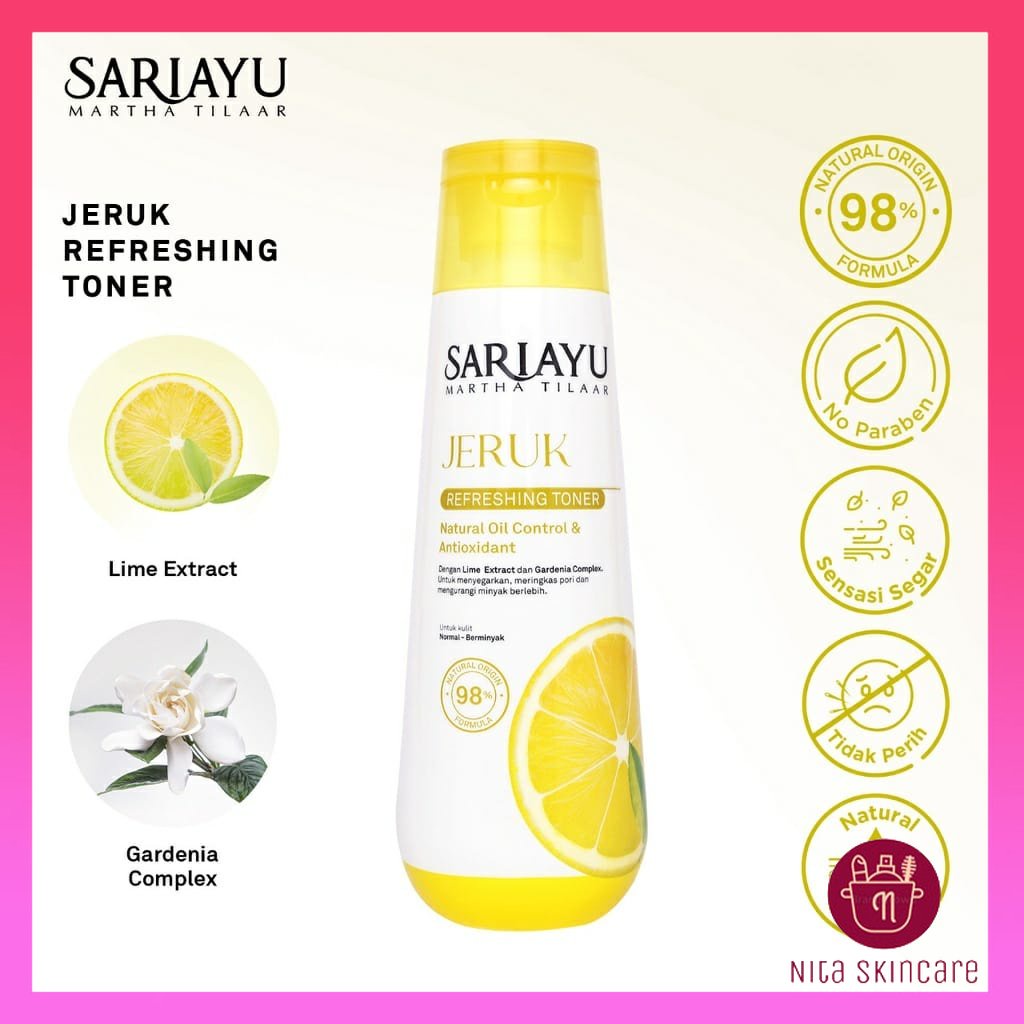 [COD] Toner Sari Ayu Refreshing Pembersih Wajah Dari Debu Kotoran