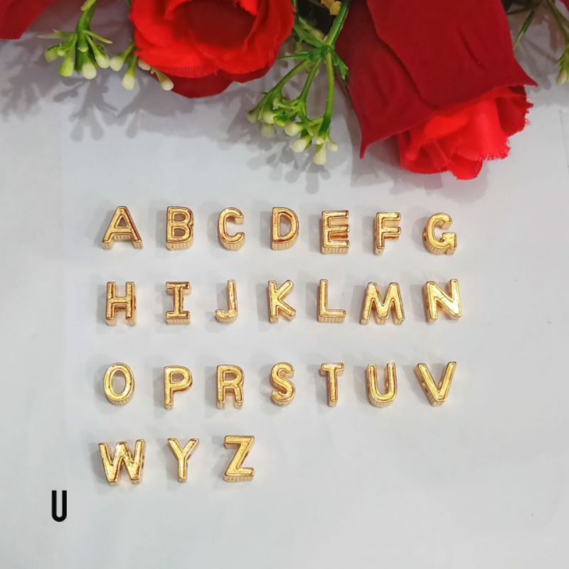 Liontin Huruf Inisial Untuk Gelang