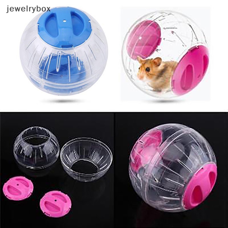 [jewelrybox] Pet Running Ball Plastik Grounder Jogging Hamster Pet Mainan Latihan Kecil Butik