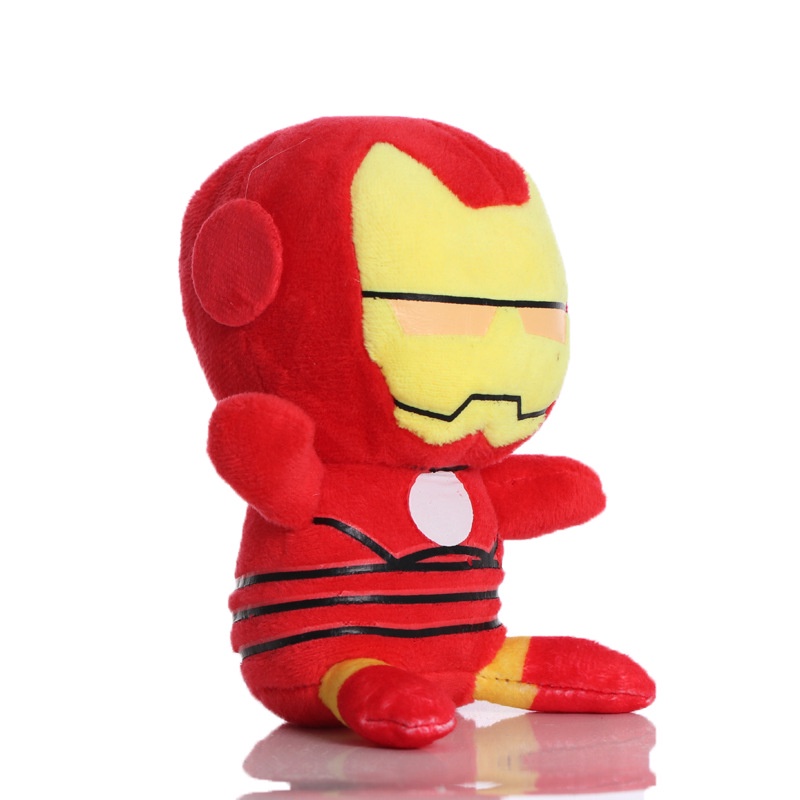 Film Marvel's The Avengers Mainan Mewah Captain America Iron Man Spider Man DC Batman Superman Boneka Mainan Lembut Untuk Anak Hadiah