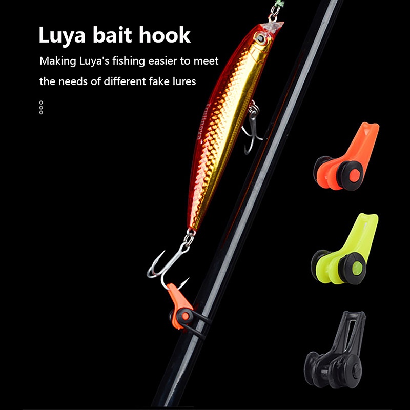 Pengait Pancing Plastik Selip Keeper Holder Lure Aksesoris Jig Hooks Safety Keeping Rod Pole Fish Tackle Tool Peralatan Pancing SKK