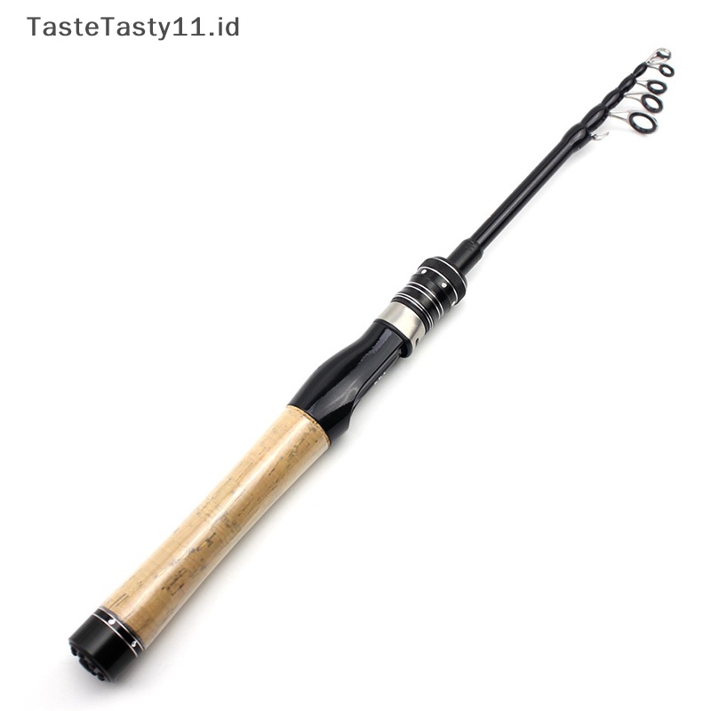 Tastetasty Ultra light ul power Telescopic Fishing Rod Spinning Rod Lure Weight 1-5g Anak Pemula Menangkap Tiang Ikan Kecil.