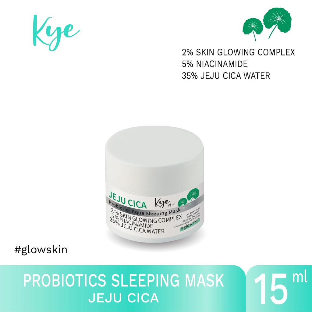 Kye - Jeju Cica Probiotics Aqua Sleeping Mask - 15ml Jar