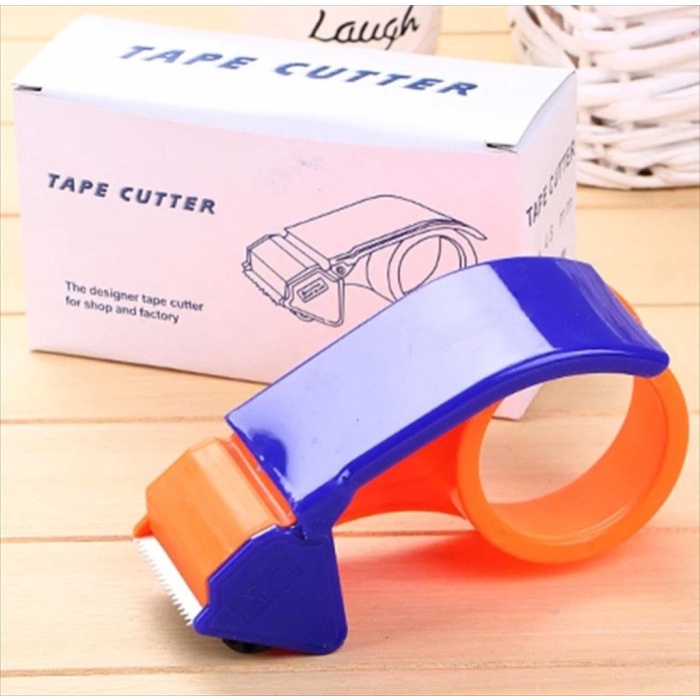 

Tape Cutter Alat Tempat Lakban Plus Sekaligus Potong Praktis Paking