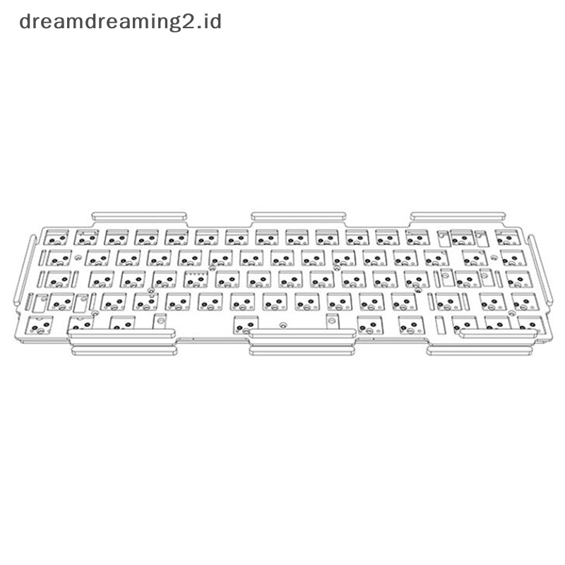 (drea) D65 keyboard Mekanik Peredam Kejut cotton sliver Paking Busa D65 Paking//