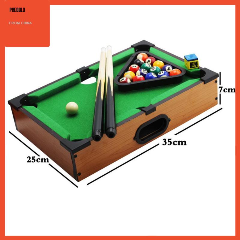 [Predolo] Set Meja Kolam Renang Kayu Solid Tabletop Billiard Kapur Anak Dewasa Board Game