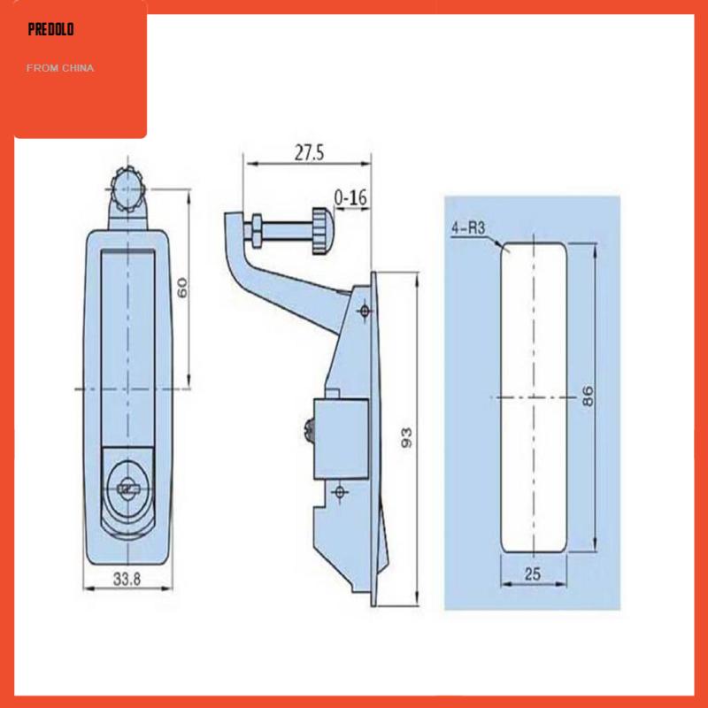 [Predolo] Tuas Grendel Kompres RV/Kemping/Trailer/Motorhome Kabinet