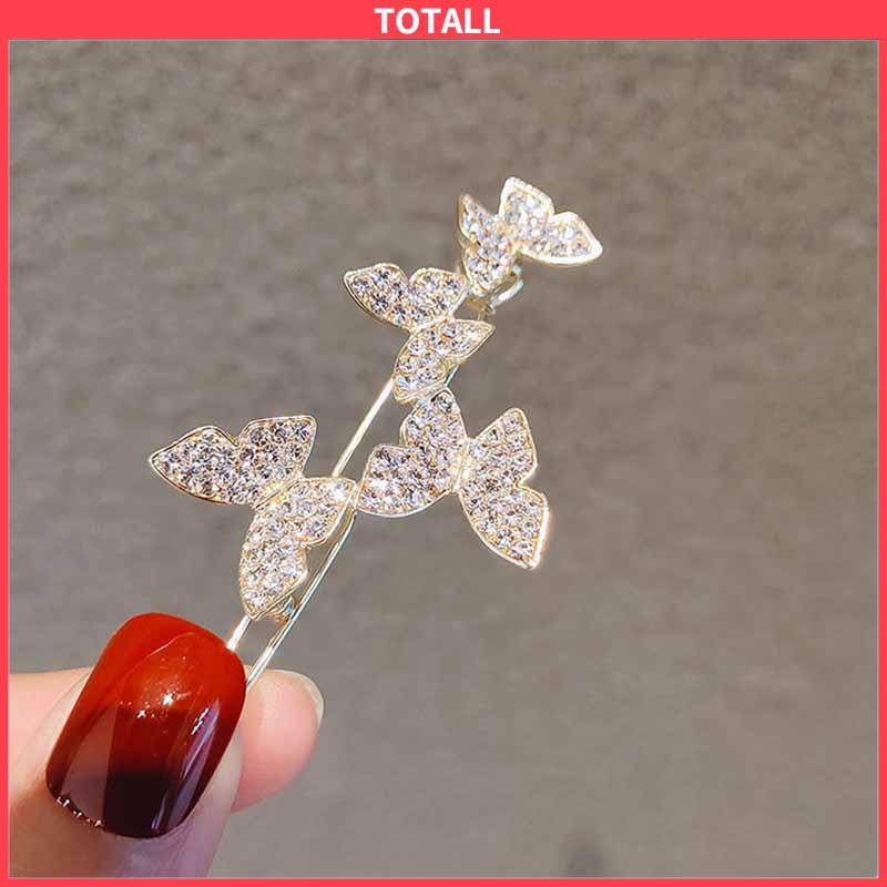 COD Jepit Rambut Butterfly Hairpin Elegance Shining Untuk Korea Fashion-Totall