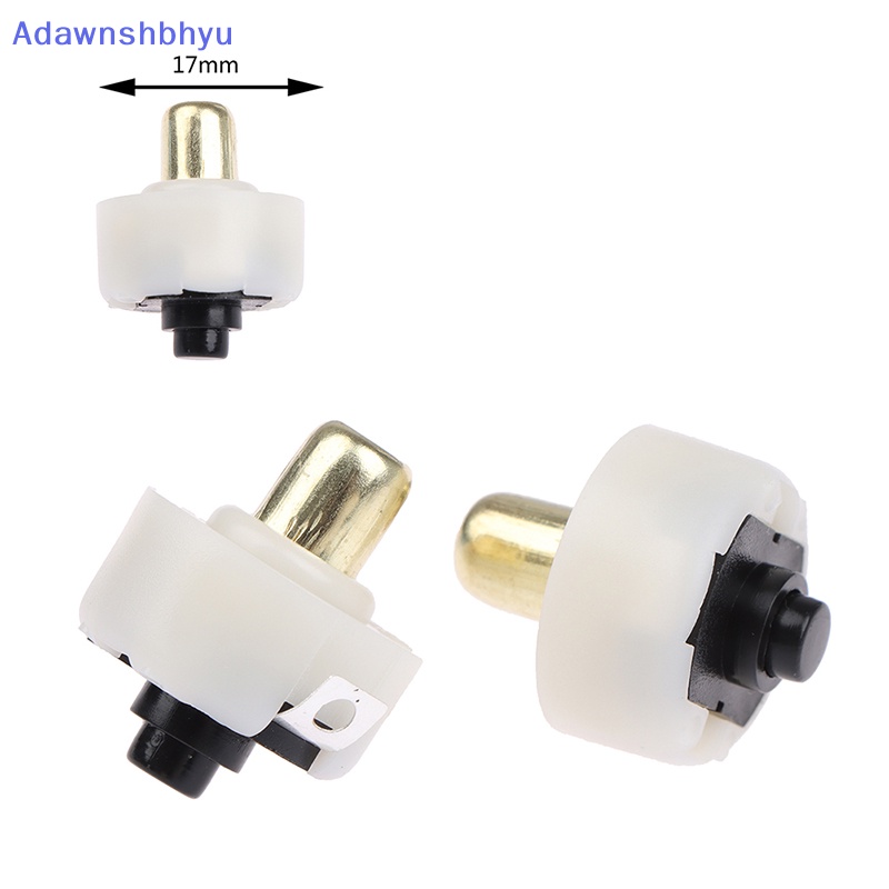 Adhyu 2Pcs 17mm Senter LED Tombol Tekan Saklar ON/OFF Elektrik Torch Tail Switch ID