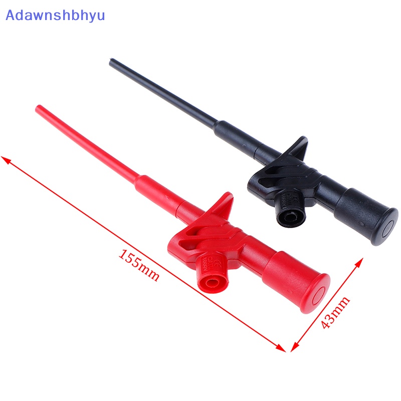 Adhyu Profesional Insulated Quick Test Hook Clip Tegangan Tinggi Fleksibel Tesg Probe ID