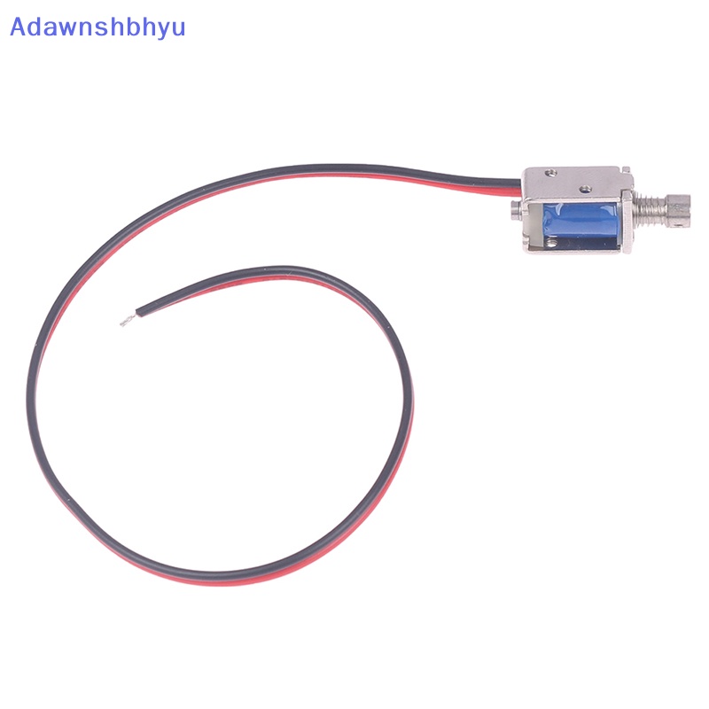 Adhyu DC3V 10mm * 11mm Micro mini Block solenoid Electro Melalui push-pull solenoid Stroke 4mm ID