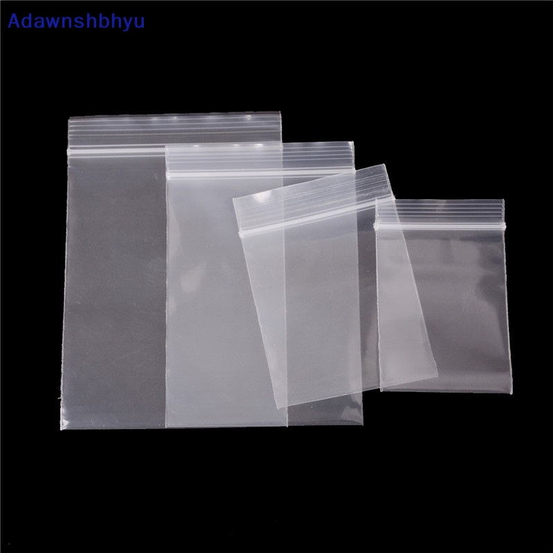 Adhyu 100Pcs Kantong Selfseal Tebal 0.12mm Resealable Kantong Kemasan Zip Lock Plastik 100pcs/bag Kantong Selfseal Tebal 0.12mm Resealable Kantong Kemasan Zip Lock Plastik 100pcs/pak 0.