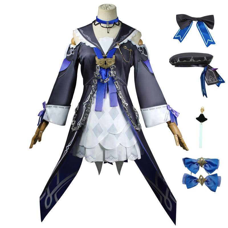 【Wetrose】Ready Stock Honkai:Star Rail Herta Cosplay Costume Complete Set Kostum Wanita