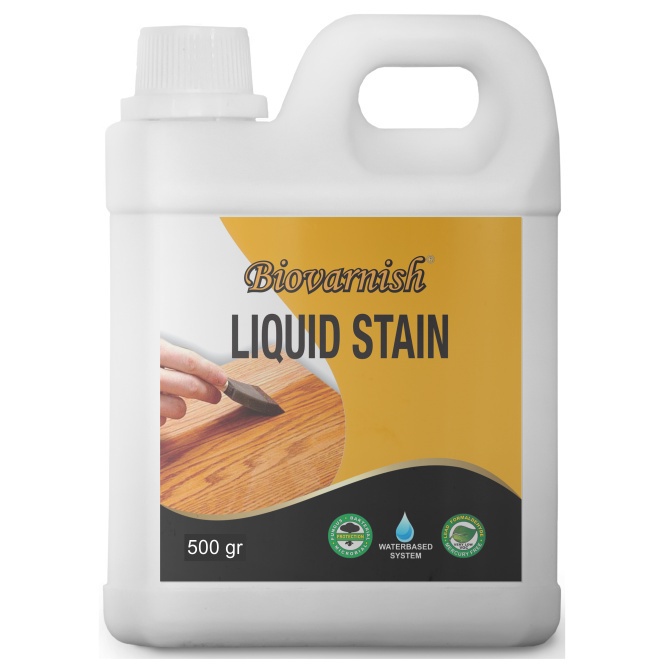 Plitur Kayu Kecil Waterbased Politur Pelitur - Biovarnish Liquid Stain 500gr