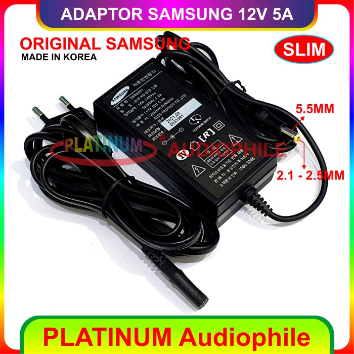 ADAPTOR SAMSUNG 12V 5A AC/DC ADAPTER 12V 5A -