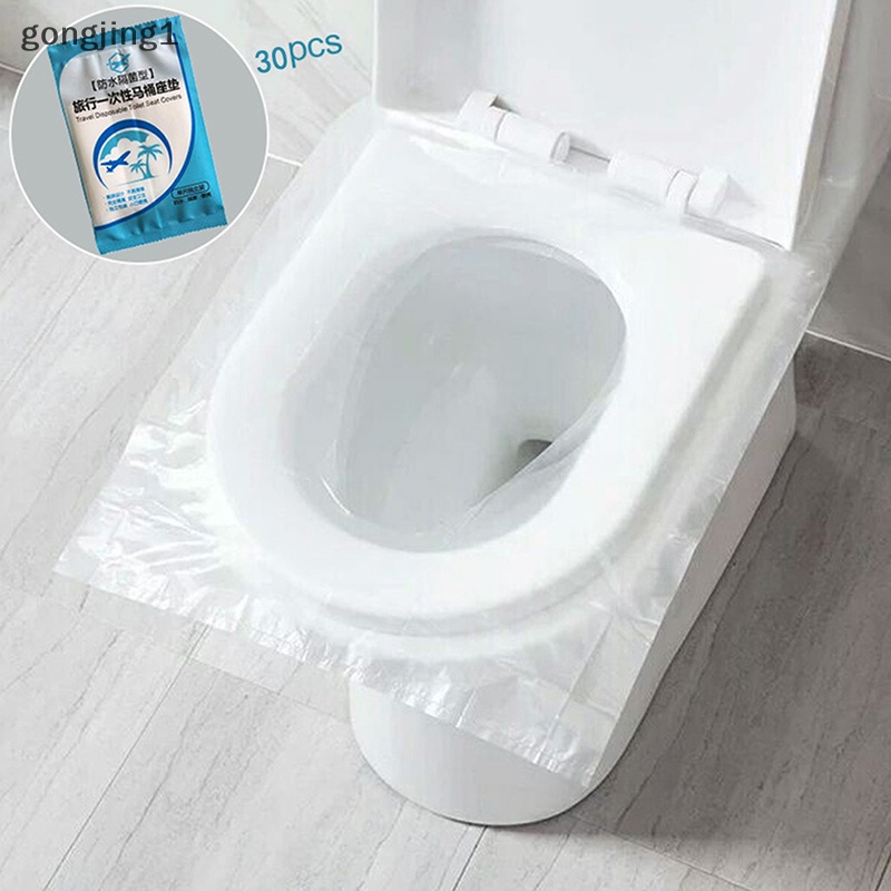 Ggg 30pcs Disposable Toilet Seat Alas Wc Stiker Toilet Universal Toilet Seat Cover ID