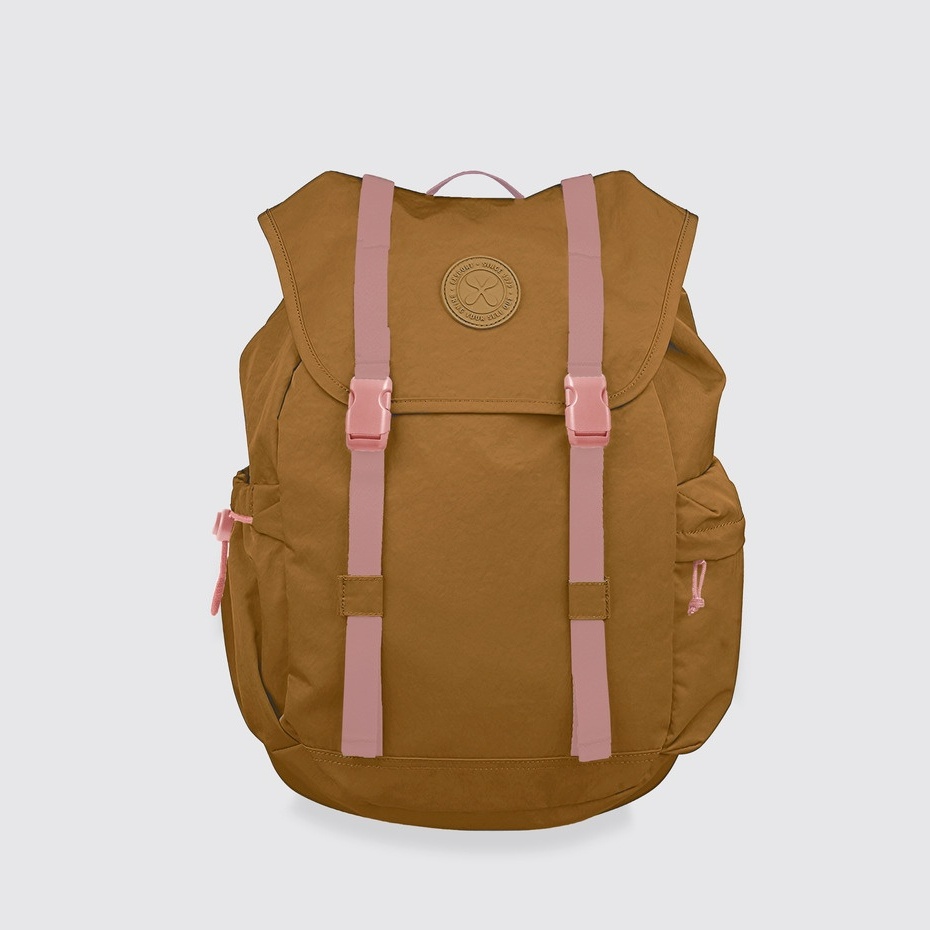 Exsport Tas Ransel Wanita Scholar Laptop Backpack - Brown L