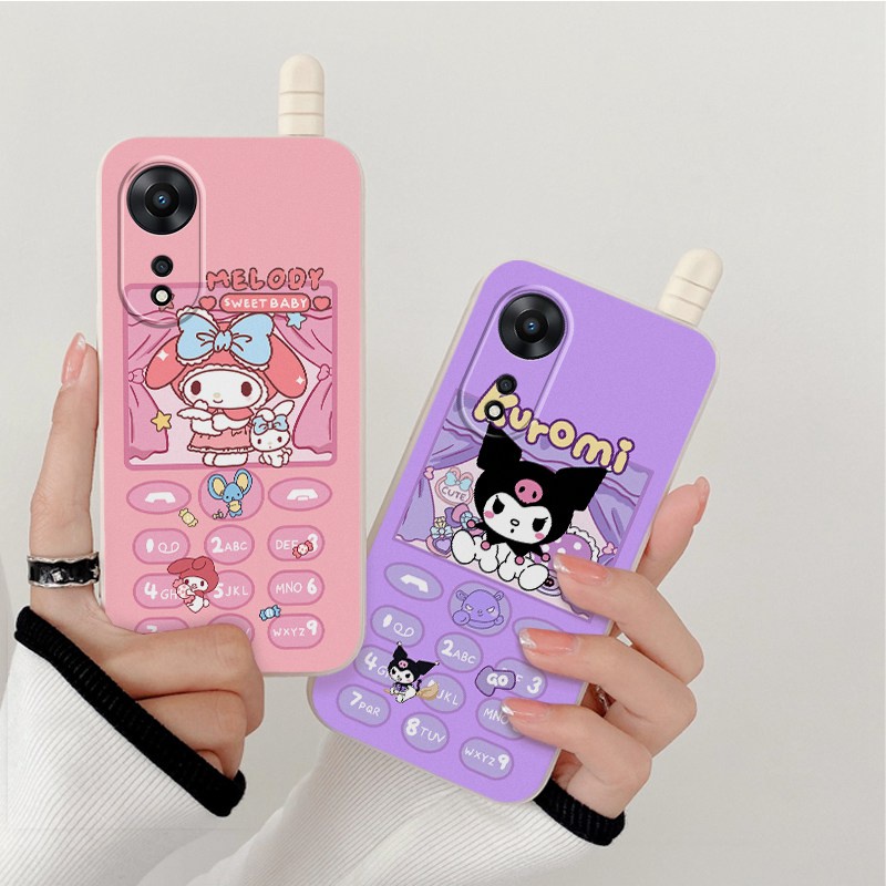 【Phone Style】Kuromi Melody Soft Case HP OPPO A3S C1 A15 A15S A35 2021 A53 A33 A31 A5 A9 2020 F1S F9 Pro F11 A7 A5S A12 A11K A57 A39 A83 A91 A36 A76 A96 A74 A95 A52 A92 A54 A93 A94